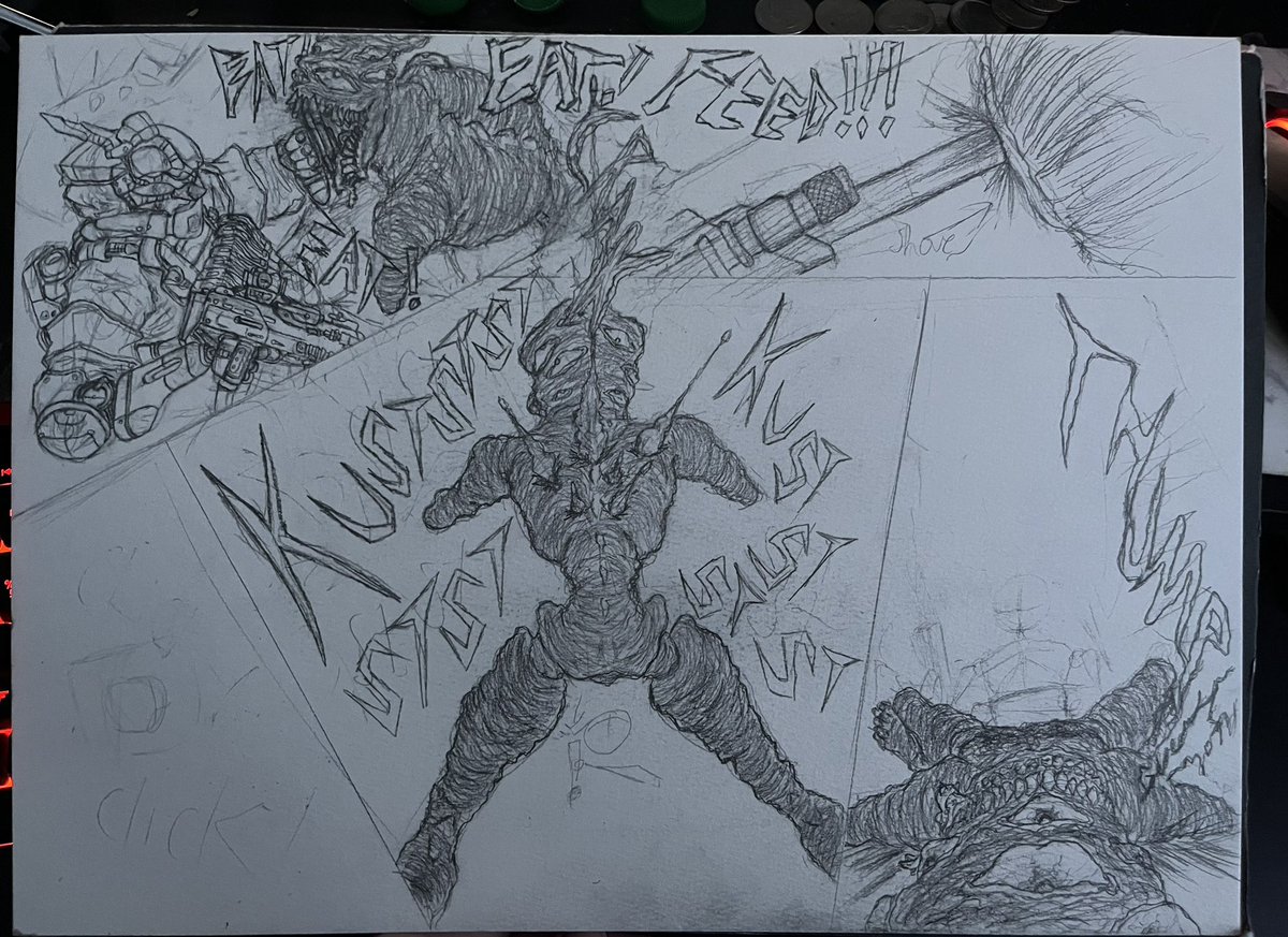 FR_4Y's tweet photo. Just a wip of what I’m working on for my next project 
I’m hoping I can get at least 3 pages! https://t.co/rTw3x76C1o