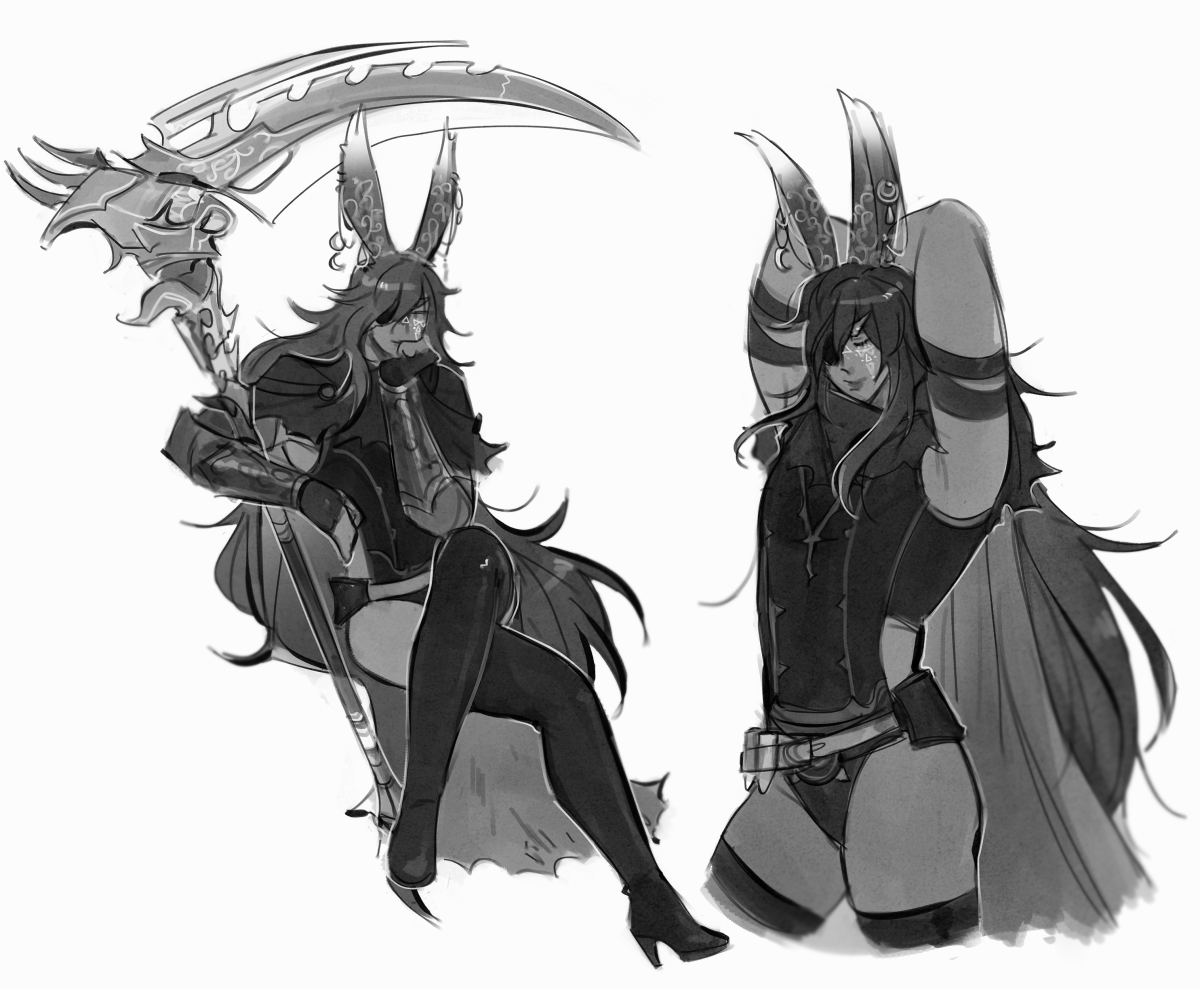 finished skeb c0mmi for <a href="/OFFEIGNDUTY/">• Z I E R O.</a> 💜