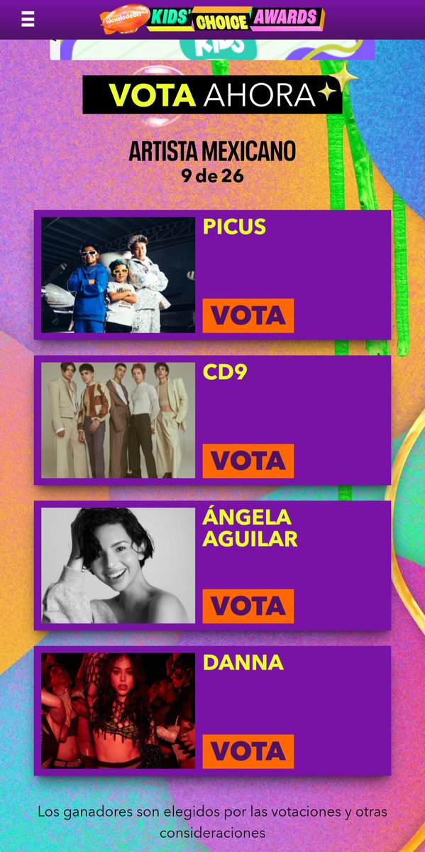 CODERSQROOFICAL's tweet photo. #CODERPOWER ‼️
Apoyemos a los chicos en estos últimos días de votaciones en los #KCAMEXICO
Votemos por @CD9 en la página oficial de los Kids' Choice Awards para que nuestra boyband favorita gane este premio que tanto se merecen!!
https://t.co/Sppno5kiuv
Entren al link y voten https://t.co/YV43MSKBqI