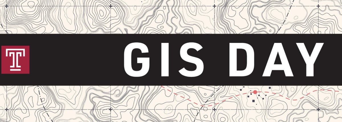 TempleGUS's tweet photo. Join us next week 11/20 at @TempleLibraries for GIS Day! More info &amp; register here: https://t.co/CmsnQdYj0t https://t.co/4NPykQMxjO