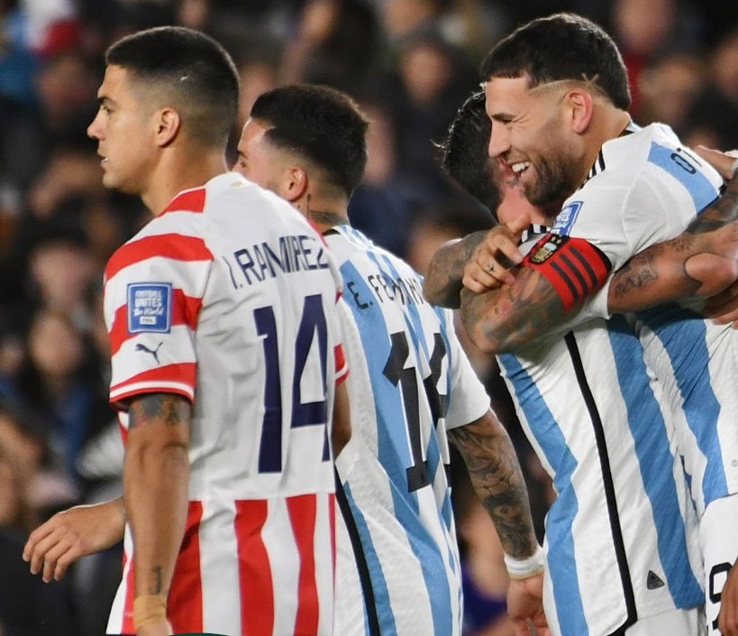 Actufoot_stats's tweet photo. Le Paraguay a remporté 4 de ses 6 derniers matchs de qualification pour la Coupe du monde à domicile (1 nul, 1 défaite).
— L'Argentine n'a perdu que 3 de ses 21 derniers matchs de qualification pour la Coupe du monde contre le Paraguay (7 victoires et 11 nuls). #PARARG https://t.co/hxb91Tro3Y