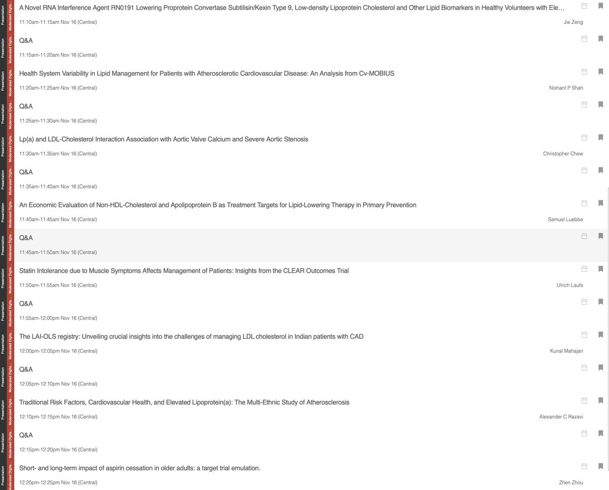 Maciej Banach (@maciejbanach) on Twitter photo It is going to be an amazing Moderated Session on the #Lipids and #Management - A Deep Dive - I will have a pleasure to moderate with Prof. <a href="/EugeniaGianos/">Eugenia Gianos MD</a> at the #AHACongress2024 #AHA2024 on Saturday, November 16th at 11.10 am. <a href="/American_Heart/">American Heart Association</a>
I am so looking forward to It is going to be an amazing Moderated Session on the #Lipids and #Management - A Deep Dive - I will have a pleasure to moderate with Prof. <a href="/EugeniaGianos/">Eugenia Gianos MD</a> at the #AHACongress2024 #AHA2024 on Saturday, November 16th at 11.10 am. <a href="/American_Heart/">American Heart Association</a>
I am so looking forward to