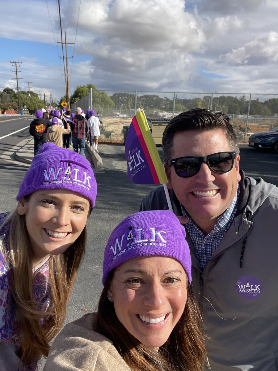 It was a joy to join <a href="/RioVistaMDUSD/">Rio Vista Elementary</a> 4th and 5th graders to celebrate Ruby Bridges Walk to School Day! Thank you to the <a href="/MtDiabloUSD/">MDUSD</a> team that made this event possible for our scholars!
