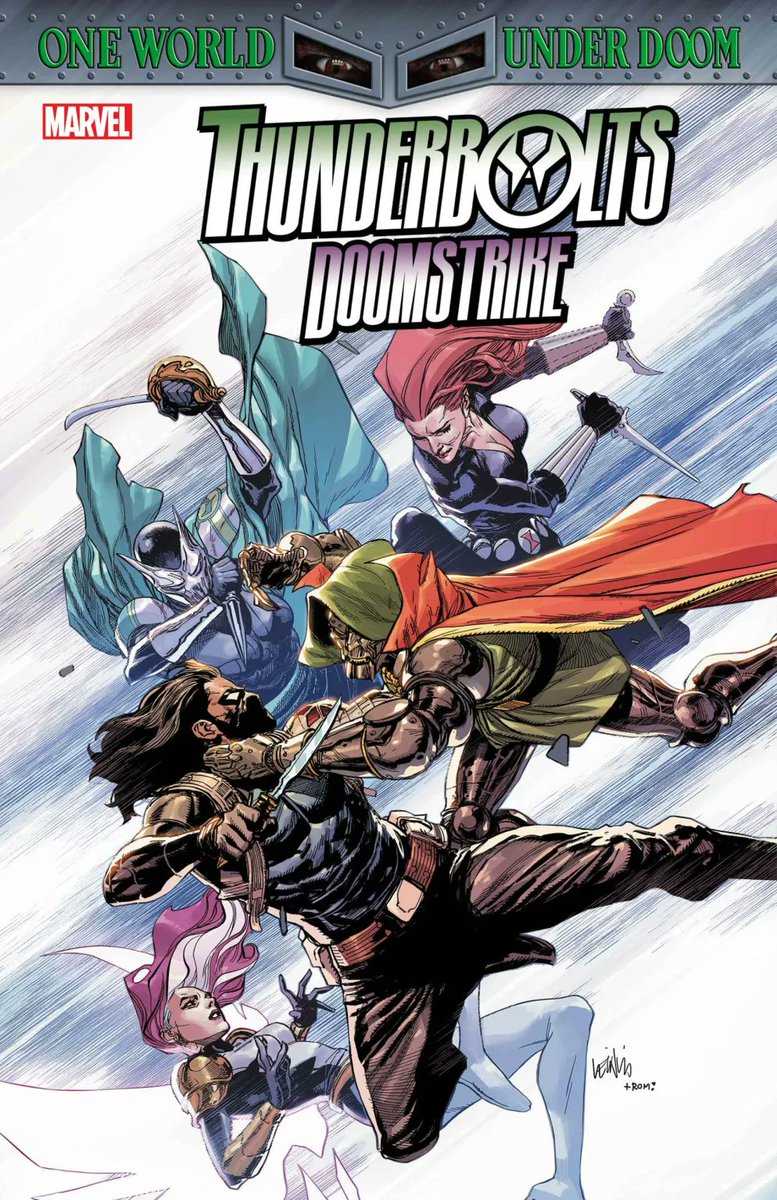 FANTASTICF4UR's tweet photo. تم الإعلان عن قصة جانبية جديدة من حدث One World Under Doom بعنوان:
"Thunderbolts: Doomstrike"
-من كتابة: #JacksonLanzing & #CollinKelly
-ورسم: #TommasoBianchi
• ستتكون من 5 أعداد وسيصدر أول بعدد بتاريخ 19 فبراير.
• الوصف في الأسفل⬇️:
ْ
#MarvelComics #DoctorDoom https://t.co/MiILZFRDtd