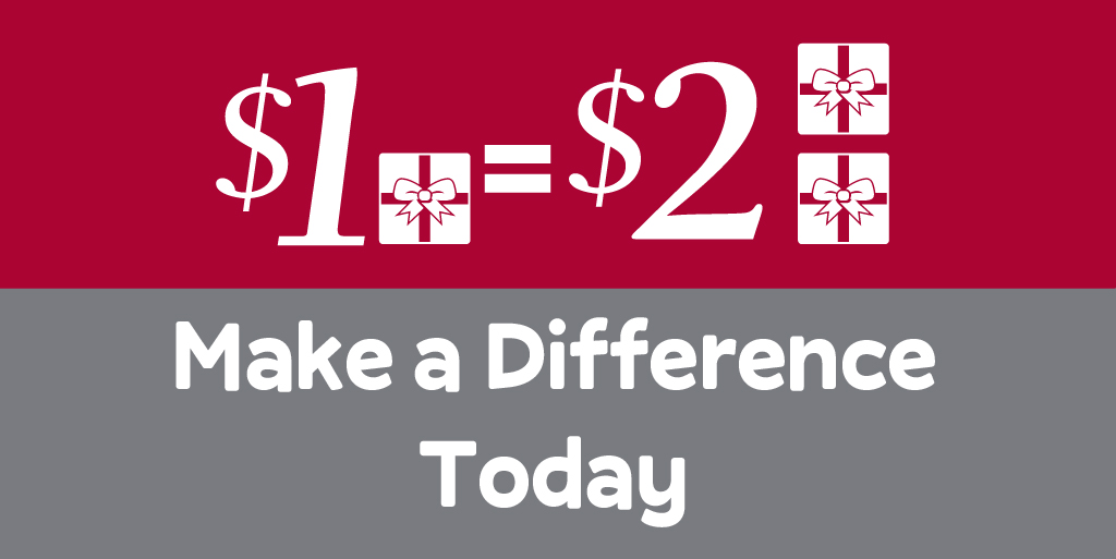 You still have #time to join our generous
donor Ken Bohan’s #holiday matching gift
challenge — up to $100,000 — to help more
children and families! depelchin.org/holiday