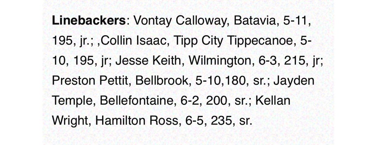 Extremely honored to be named First Team All District!

<a href="/WinTheDay_RRFB/">Coach Commins</a> <a href="/CoachPartman/">Coach Partman, B.S, M.S.</a> 
<a href="/CoachMeyers/">Meyers</a>