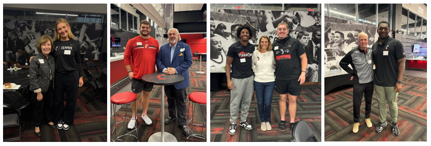 More photos from our Athletics Scholarship Meet &amp; Greets!