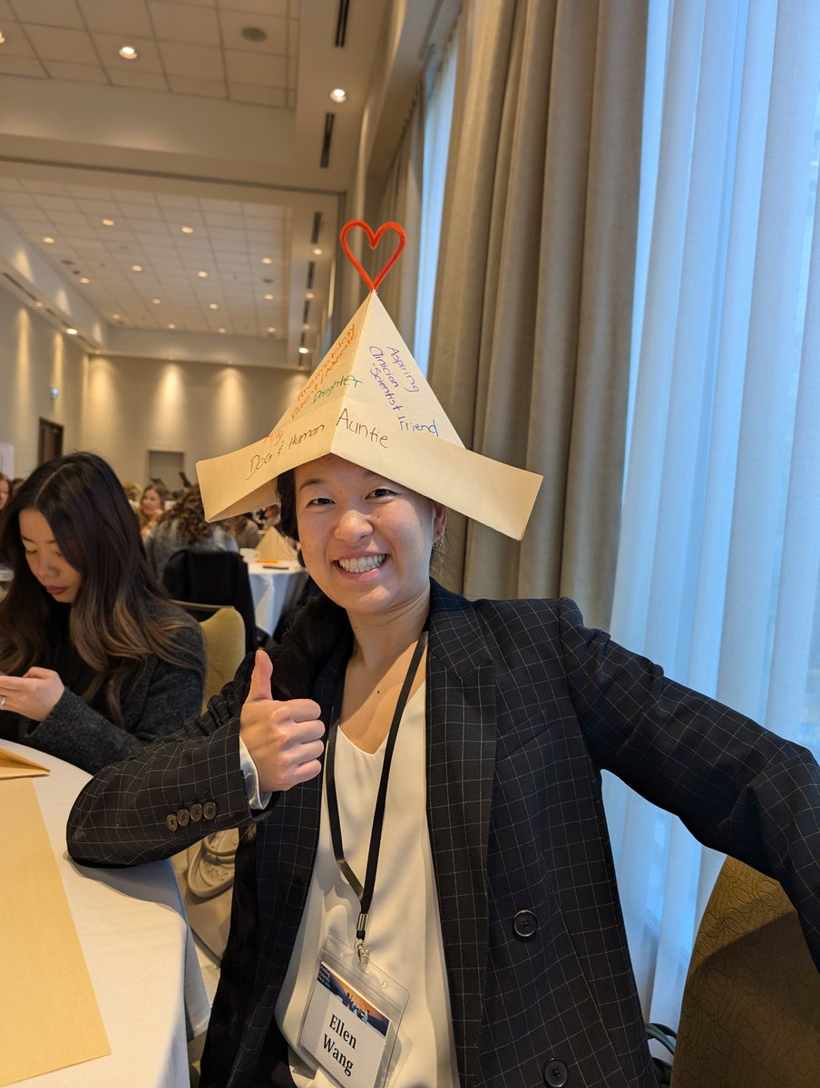Ellen Wang (@kt_trainee) on Twitter photo Lesson two: Each of us wears many different hats 🎩 or you could say that we wear one hat with many different titles/roles.
#PPF24
<a href="/HlthResearchBC/">Michael Smith Health Research BC</a> @UbcKx <a href="/CodiePrimeau/">Codie Primeau (he/him; il)</a> <a href="/LLi_1/">Linda Li</a> Lesson two: Each of us wears many different hats 🎩 or you could say that we wear one hat with many different titles/roles.
#PPF24
<a href="/HlthResearchBC/">Michael Smith Health Research BC</a> @UbcKx <a href="/CodiePrimeau/">Codie Primeau (he/him; il)</a> <a href="/LLi_1/">Linda Li</a>