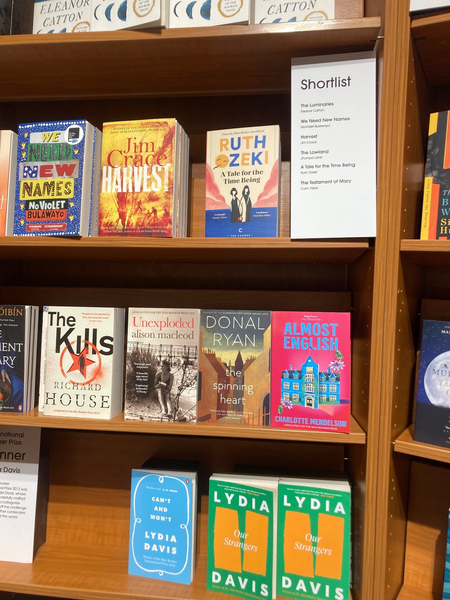 A visit to the fabulous Booker Book store in <a href="/WaterstonesPicc/">Waterstones Piccadilly, London</a> today. great to see two Donal Ryan books in there. Love this initiative <a href="/TheBookerPrizes/">The Booker Prizes</a>