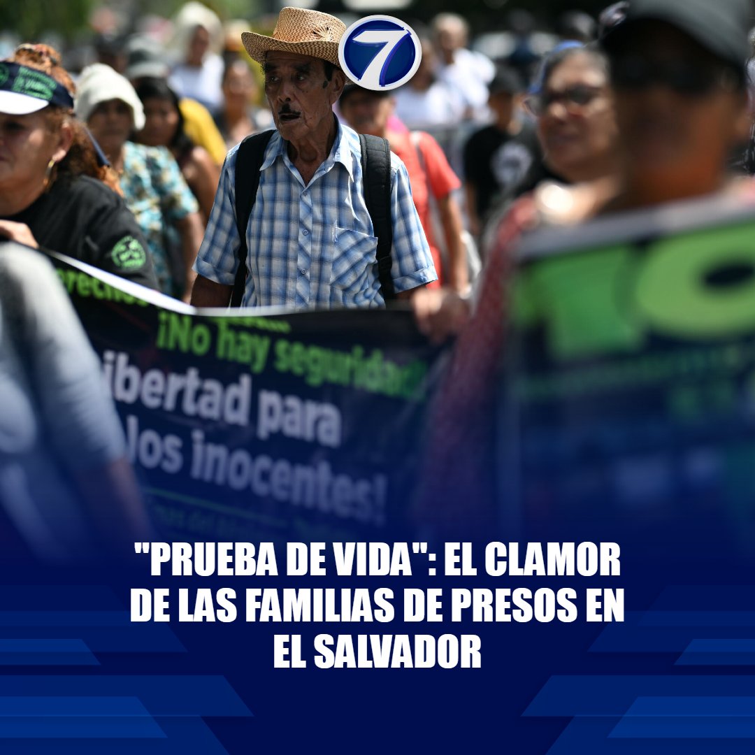 Noti7Guatemala's tweet image. &quot;Prueba de vida&quot;: La #campaña que muestra el clamor de las familias de #presos en #ElSalvador 😨➡ bit.ly/48SMd6E