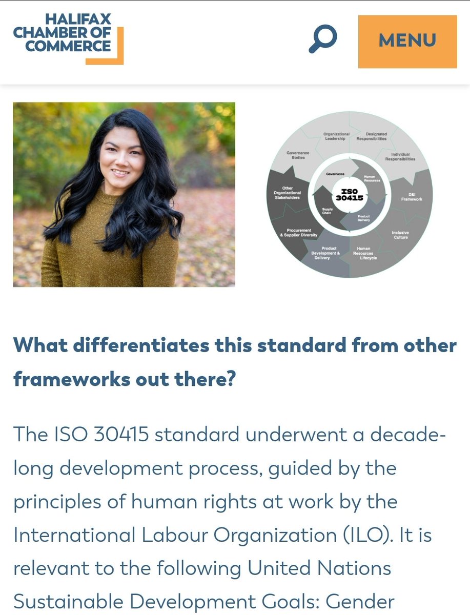 InclusionScore's tweet photo. Linda Espinosa Valencia is @halifaxchamber 🇨🇦 explains how #EDI is moving from good intentions to systemic change with #ISO30415 
https://t.co/8zbQC9KlwX https://t.co/GDuoiBONLb