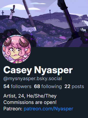 you may have noticed i deleted all my art from here kdsjfdsjlf
i wasn't sure if i was gonna but i ended up doing it
you should uhhhh follow me somewhere else where i'll post my art c: