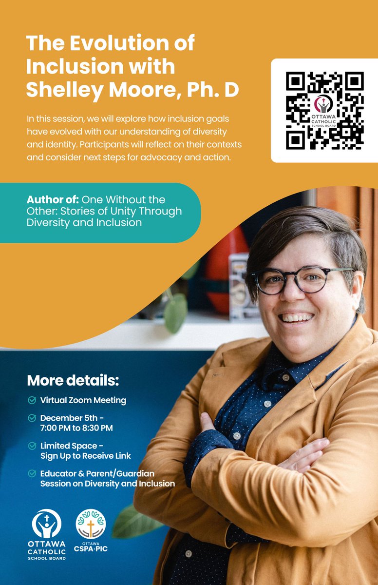 Tanya Alvarez (She/Her/Elle) (@alvareztany) on Twitter photo The Evolution of Inclusion with <a href="/tweetsomemoore/">Dr. Shelley Moore, PhD</a> December 5, 2024 at 7pm, don't miss out. Register-space is limited. <a href="/OttCatholicSB/">Ottawa Catholic School Board</a> <a href="/OCSBSpecEd/">OCSBSpecEd</a> #ocsb The Evolution of Inclusion with <a href="/tweetsomemoore/">Dr. Shelley Moore, PhD</a> December 5, 2024 at 7pm, don't miss out. Register-space is limited. <a href="/OttCatholicSB/">Ottawa Catholic School Board</a> <a href="/OCSBSpecEd/">OCSBSpecEd</a> #ocsb