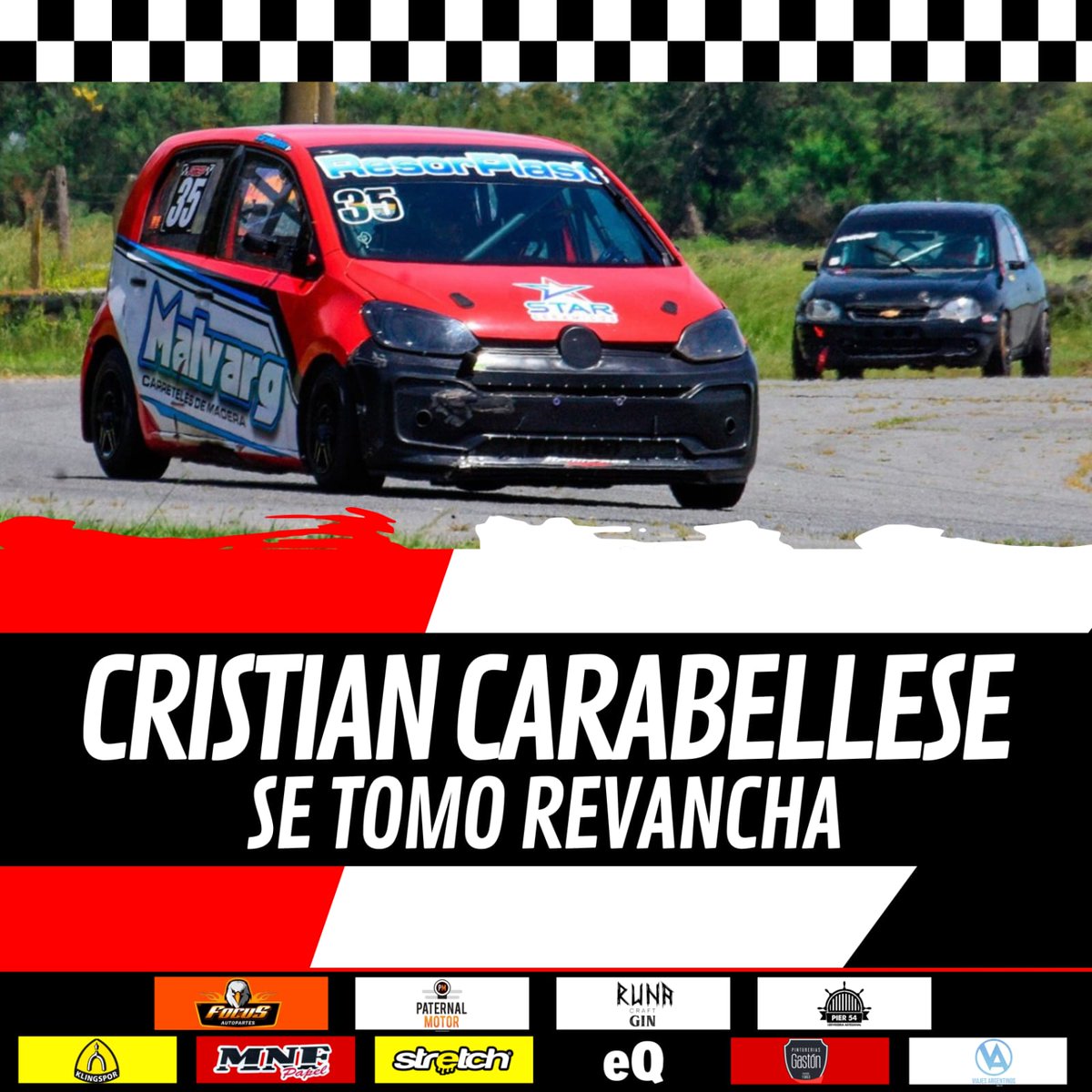 Cristian Carabellese fue amo y señor en Dolores, revirtiendo lo ocurrido en la primera visita del año donde no sumó puntos. Así, llega a la definición del campeonato como líder del torneo y es el máximo candidato al cetro sobre el auto que le entrega el Benincasa Racing.