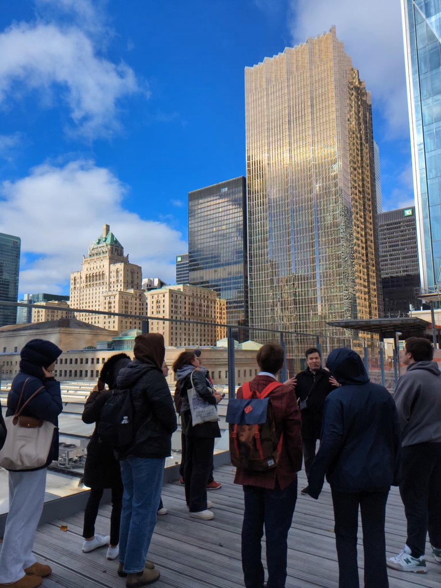 Dr Jess Mace (@doctormace) on Twitter photo Ending our <a href="/ArtHistory_uoft/">UofT Art History</a> Architecture of Toronto skyscrapers walk at the CIBC Square elevated park. What a view! 😍
Big thanks to <a href="/Joel_LeonD/">Joël</a> & <a href="/ToSoArch/">Toronto Society of Architects</a> for a fabulous day! Ending our <a href="/ArtHistory_uoft/">UofT Art History</a> Architecture of Toronto skyscrapers walk at the CIBC Square elevated park. What a view! 😍
Big thanks to <a href="/Joel_LeonD/">Joël</a> & <a href="/ToSoArch/">Toronto Society of Architects</a> for a fabulous day!