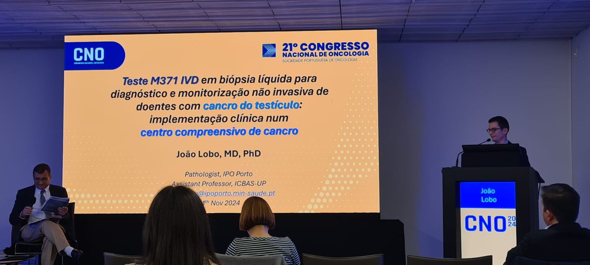 João Lobo (@joaopedrolobo89) on Twitter photo Happy to share our experience with implementation of #microRNA testing for #testicularcancer at the Department of #Pathology of <a href="/IPOPorto/">IPO Porto</a>, presented @ the Portuguese Congress of Oncology! <a href="/IntSocUropath/">International Society of Urological Pathology</a> <a href="/ASPICancro/">ASPIC - Assoc. Port. de Investigação em Cancro</a> <a href="/ESP_Pathology/">European Society of Pathology (ESP)</a> <a href="/GEBC_IPOPorto/">Cancer Biology & Epigenetics Group_IPO Porto</a> <a href="/YAUpenile_tesCa/">YAU Working Group Penile & Testis Cancer</a> <a href="/GU_Path_Society/">GU Pathology Society (GUPS)</a> Happy to share our experience with implementation of #microRNA testing for #testicularcancer at the Department of #Pathology of <a href="/IPOPorto/">IPO Porto</a>, presented @ the Portuguese Congress of Oncology! <a href="/IntSocUropath/">International Society of Urological Pathology</a> <a href="/ASPICancro/">ASPIC - Assoc. Port. de Investigação em Cancro</a> <a href="/ESP_Pathology/">European Society of Pathology (ESP)</a> <a href="/GEBC_IPOPorto/">Cancer Biology & Epigenetics Group_IPO Porto</a> <a href="/YAUpenile_tesCa/">YAU Working Group Penile & Testis Cancer</a> <a href="/GU_Path_Society/">GU Pathology Society (GUPS)</a>