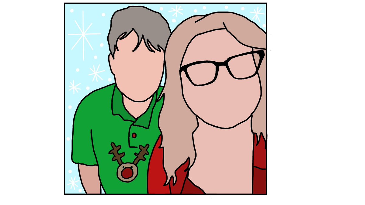 Another happy customer!

$25 for up to 3 people/pets, you get 2 images, one regular and one Christmasy! 

Dm me to order ☺️🥰