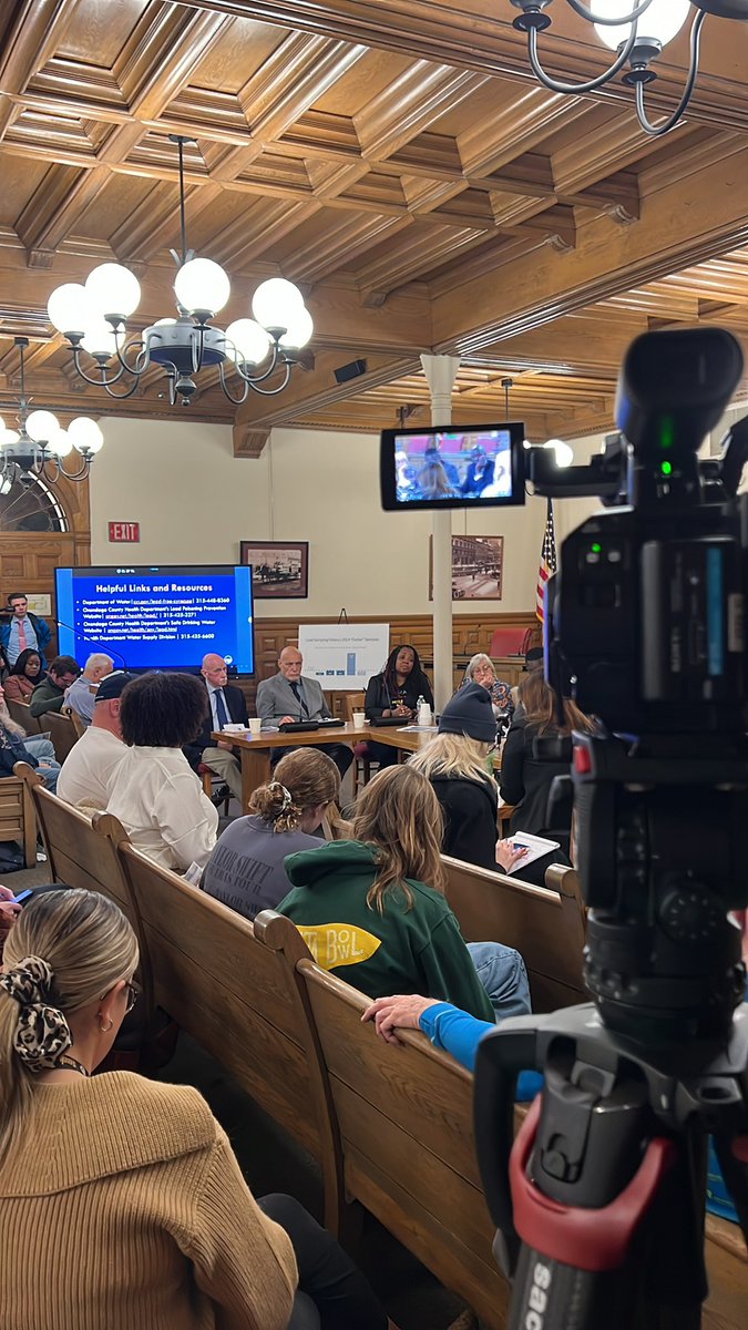 NOW: Syracuse Common Council is meeting with City Officials and constituents regarding ongoing lead contamination in home water lines <a href="/CitrusTVNews/">CitrusTV News</a>