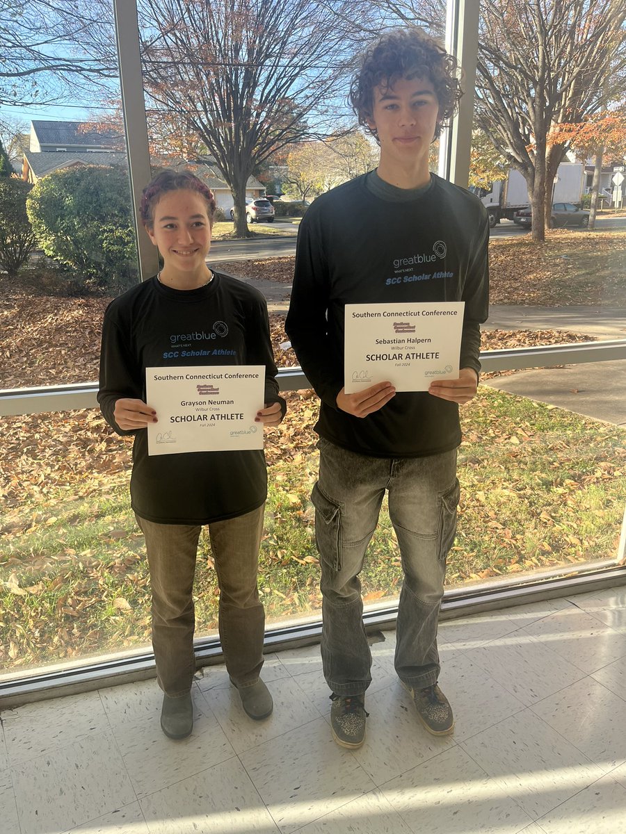 Congratulations to our 2024 Wilbur Cross High School Fall Scholar Athletes, Grayson Neuman and Sebastian Halpern.

<a href="/GBResearch/">GreatBlue Research</a>