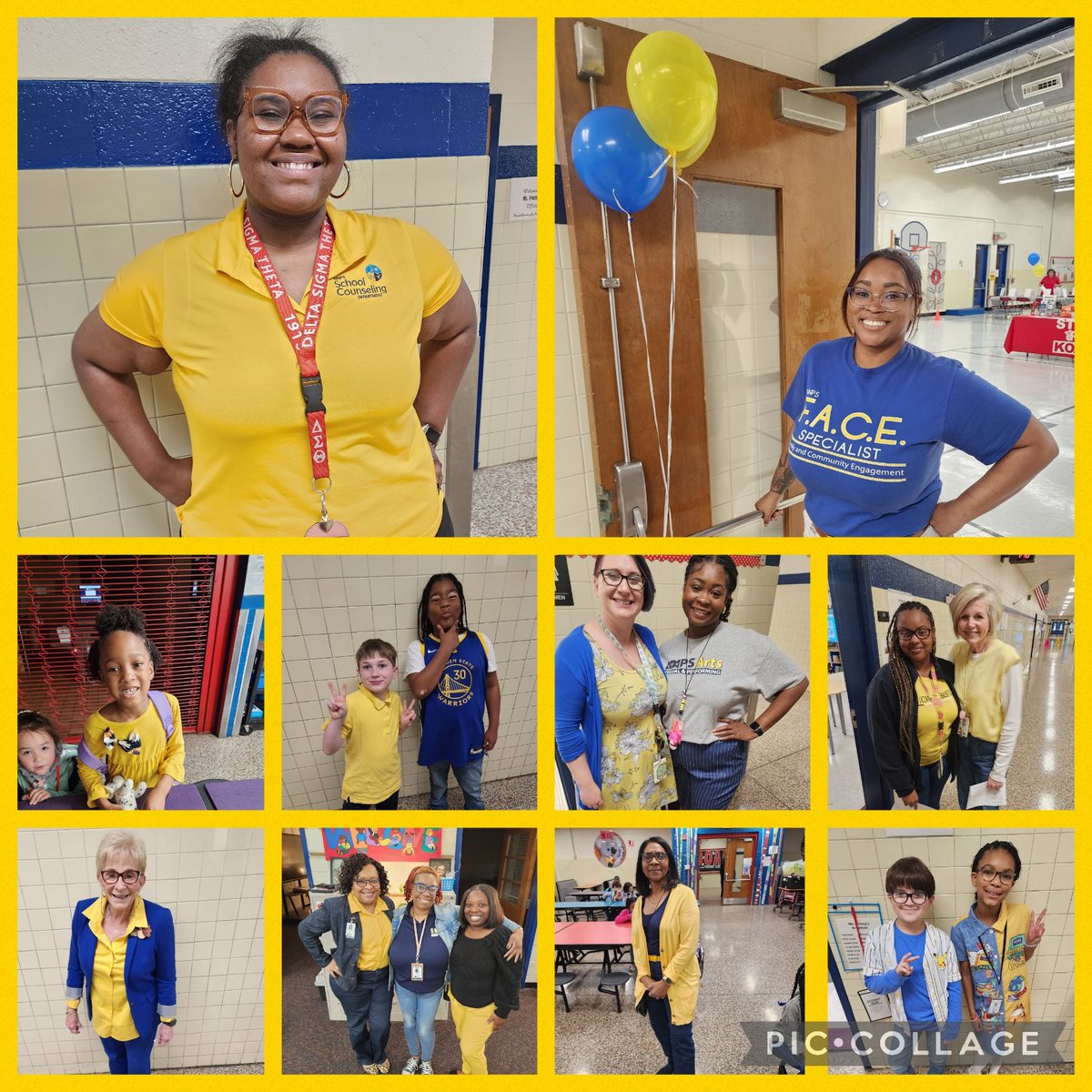We've got spirit, Yes we do!! We've got spirit, How 'bout you??!! Stoney Run Koalas are #NNPSProud!! 💛💛🐨💙💙