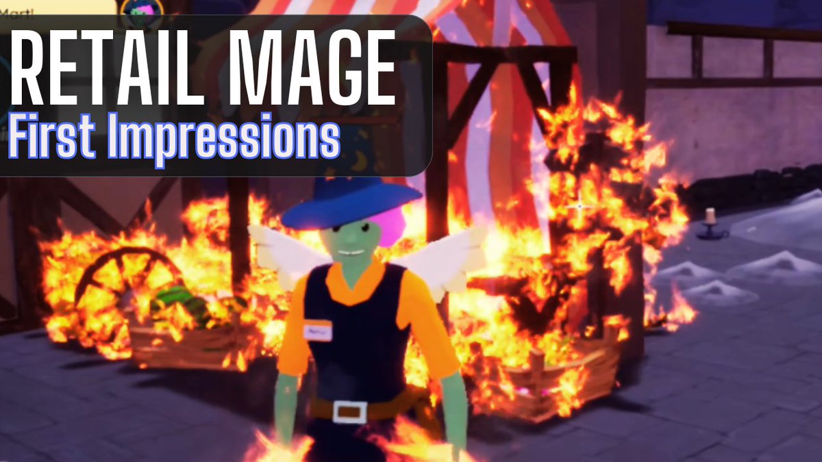 🎮'd Retail Mage by <a href="/RetailMage/">Retail Mage 💳🧙‍♂️✨</a> 
on my Youtube channel. A whimsical business sim full of silly, randomly generated fun &amp; optional co-op. Out now on Steam. 🌸

🍃youtu.be/OFLOnJvQzI8

🌳store.steampowered.com/app/3224380/Re…