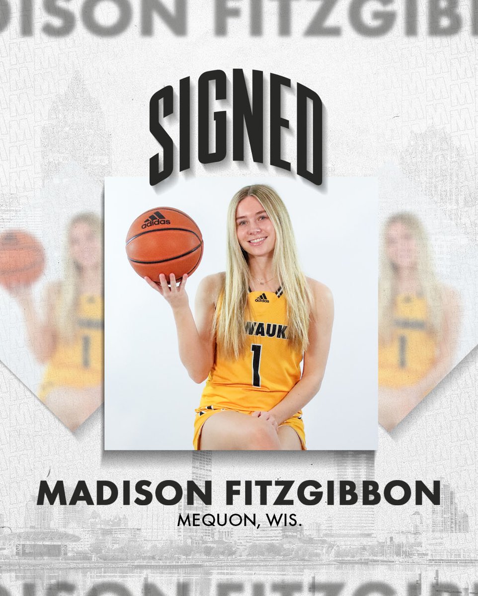 Milwaukee Women's Basketball (@mke_wbb) on Twitter photo 𝗦𝗜𝗚𝗡𝗘𝗗 ✍️
Excited to Announce <a href="/fitzgibbon_14/">Madison Fitzgibbon</a> as the Newest Panther!
#ForTheMKE | #MKEBasketball | #SigningDay 𝗦𝗜𝗚𝗡𝗘𝗗 ✍️
Excited to Announce <a href="/fitzgibbon_14/">Madison Fitzgibbon</a> as the Newest Panther!
#ForTheMKE | #MKEBasketball | #SigningDay