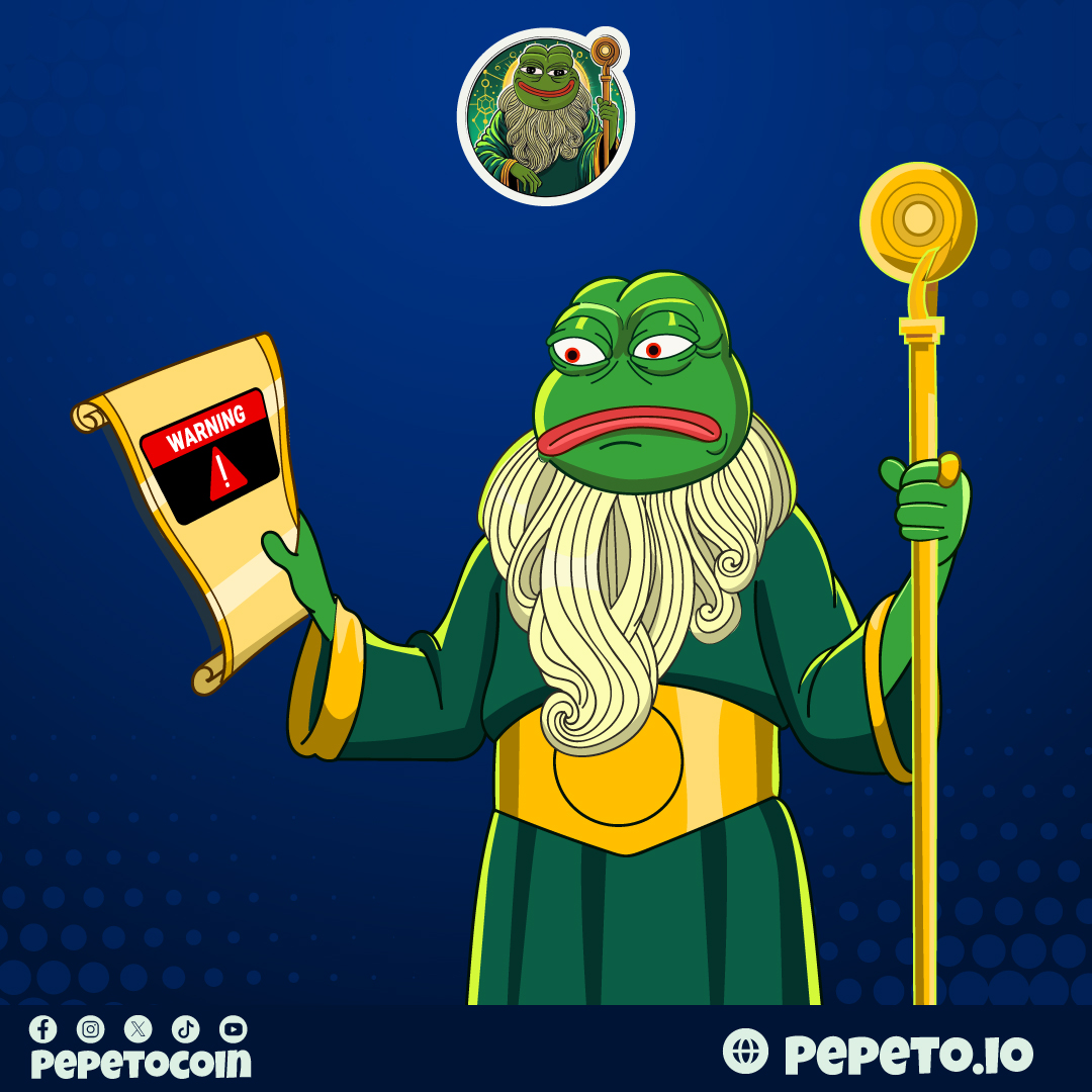 Pepetocoin's tweet photo. WARNING 🚨: 

The only official website of PEPETO, the God of frogs : 🔗 : https://t.co/RyI7SlTyBP https://t.co/tT9yGbACYT