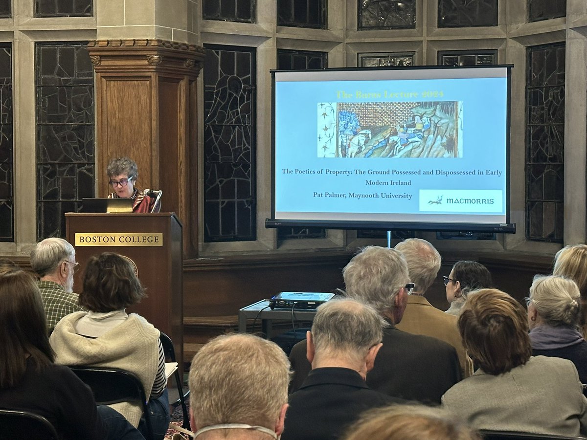 A great Burns Scholar lecture by Pat Palmer last night!