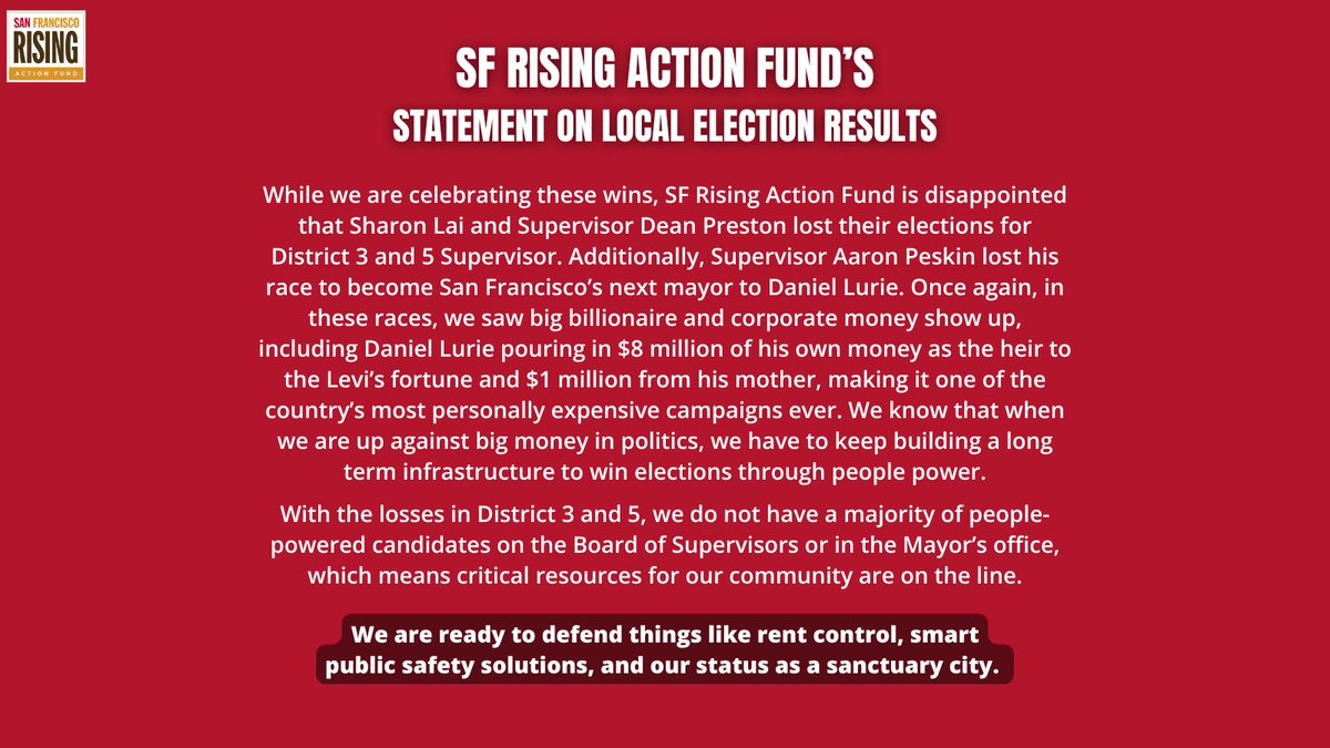 SF Rising Action Fund tweet media