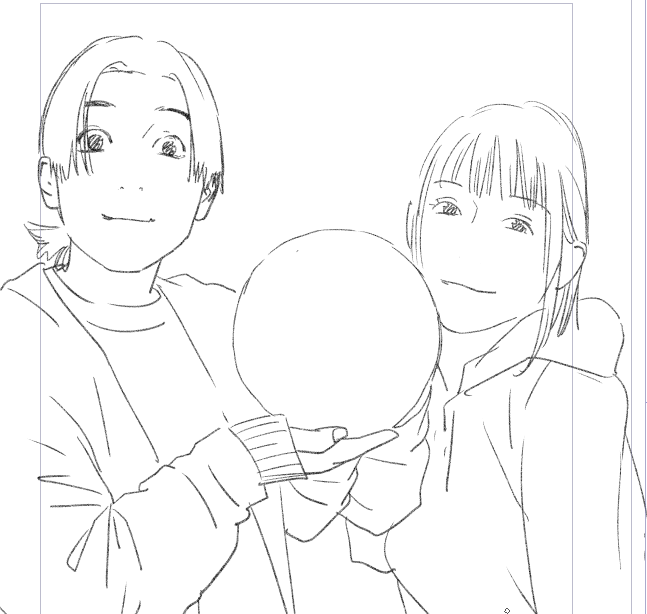 おはようございます!腱鞘炎の状態がかなり良くなったので、今年上半期のお祝いイラストはじめています。すみません、もう少しお待ちくださいね。というわけでカンザキさんとナナオくん 