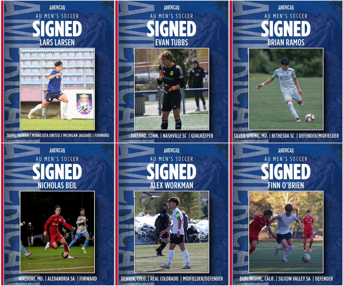 ✍️ Excited to welcome these six talented recruits to our program!

#NationalSigningDay 🦅⚽️
