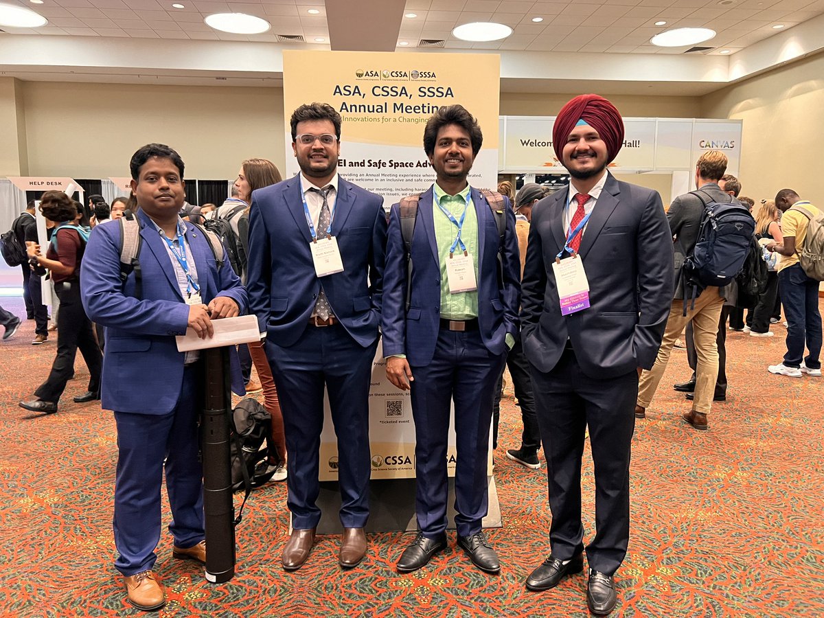 A part of Weed Bionomics Lab attended the 2024 ASA meeting. Total 8 presentations, 3 wins. Glad for the hardworking team. <a href="/AuburnU/">Auburn University</a> <a href="/AuburnCSES/">CSES Auburn University</a> <a href="/AuburnCSESClub/">Auburn CSES Club</a> <a href="/AuburnAg/">Auburn Agriculture</a>