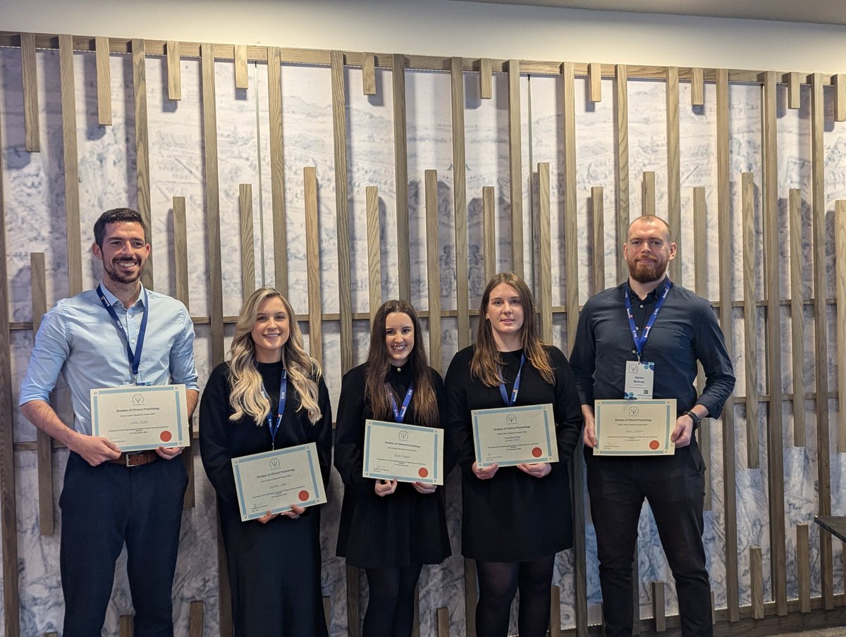 Inspired by the impactful research presented as part of the Early Career Research award at the <a href="/DCPPSI/">PSI Clin. Psychology</a>  symposium today. A fantastic way to celebrate and support  clinician researchers. Congratulations to all presenters <a href="/PsychSocIreland/">Psychological Society of Ireland</a>