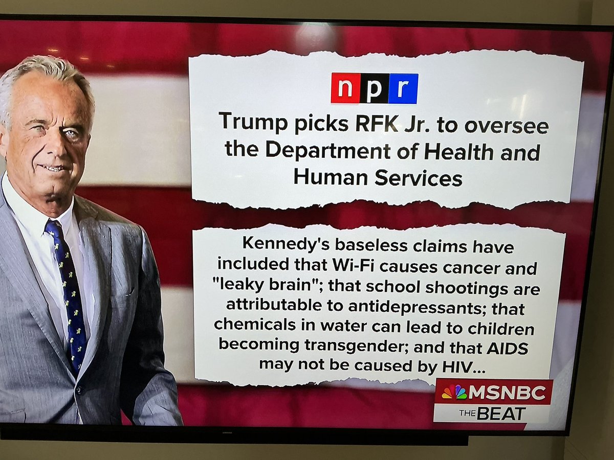 Between RFK,  Musk, Gaetz, Musk and the others 5150’s the world is in for real problems that will take years to change!