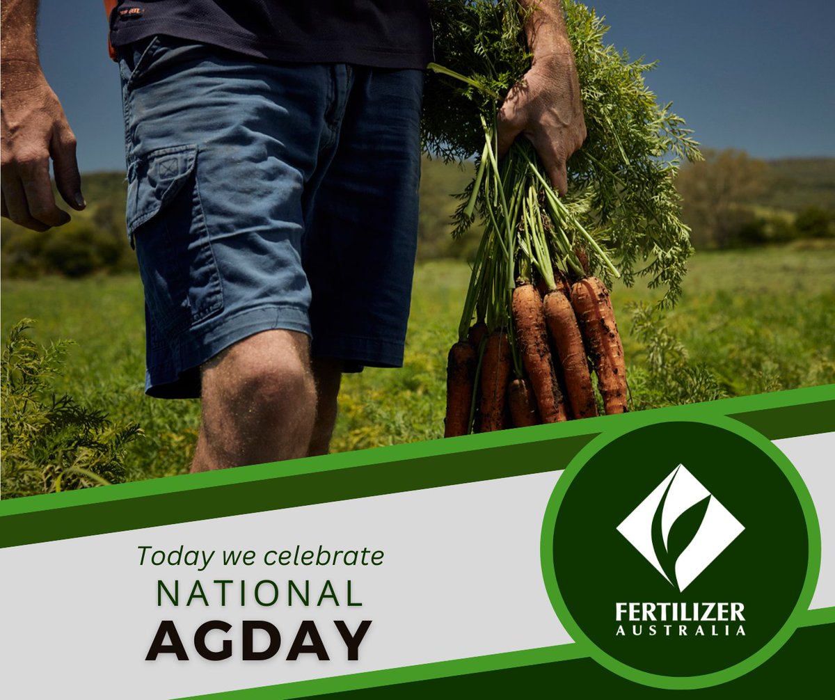 🌾 Happy #NationalAgDay! 🌾
We proudly represent the manufacturers, importers, and distributors who supply 95% of Australia's fertiliser needs. Fertilisers are vital to the success of #AustralianAgriculture. Together, we can grow stronger🚜🌱 #AgDay2024