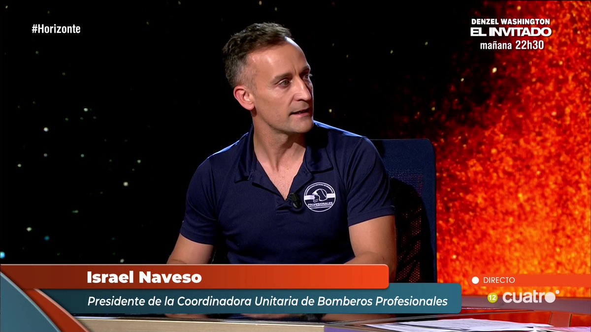 navedelmisterio's tweet image. Israel Naveso @IsraelNaveso
Presidente de la Coordinadora Unitaria de Bomberos Profesionales #Horizonte