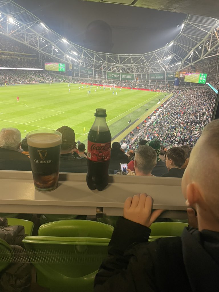 lj_coop's tweet photo. Big thanks to #SkyVIP for the @IrelandFootball tickets. Appreciative, we have had a great time and an important win.
@SkyUK https://t.co/Kbz7b0woTv