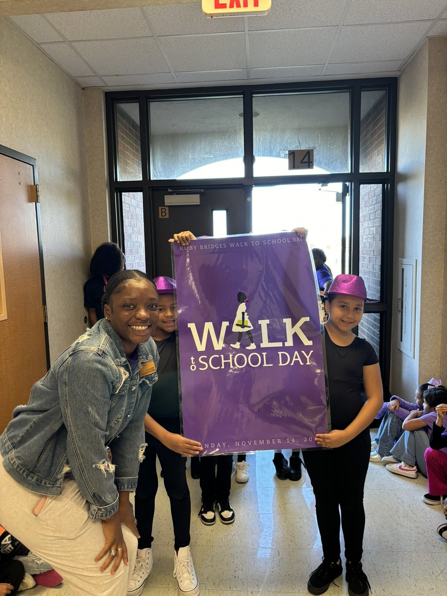 KujawaES_AISD's tweet image. What an inspiring day in 🦅 land we participated in the  Ruby Bridges Walk to School to inspire sts to make a difference and a positive change in our 🌎Fun Fact:Our AP @mbridges704 is related to her❤️ #RubyBridges #RBWalkforJustice #AldineImpact @SADubberke @AldineISD @drgoffney