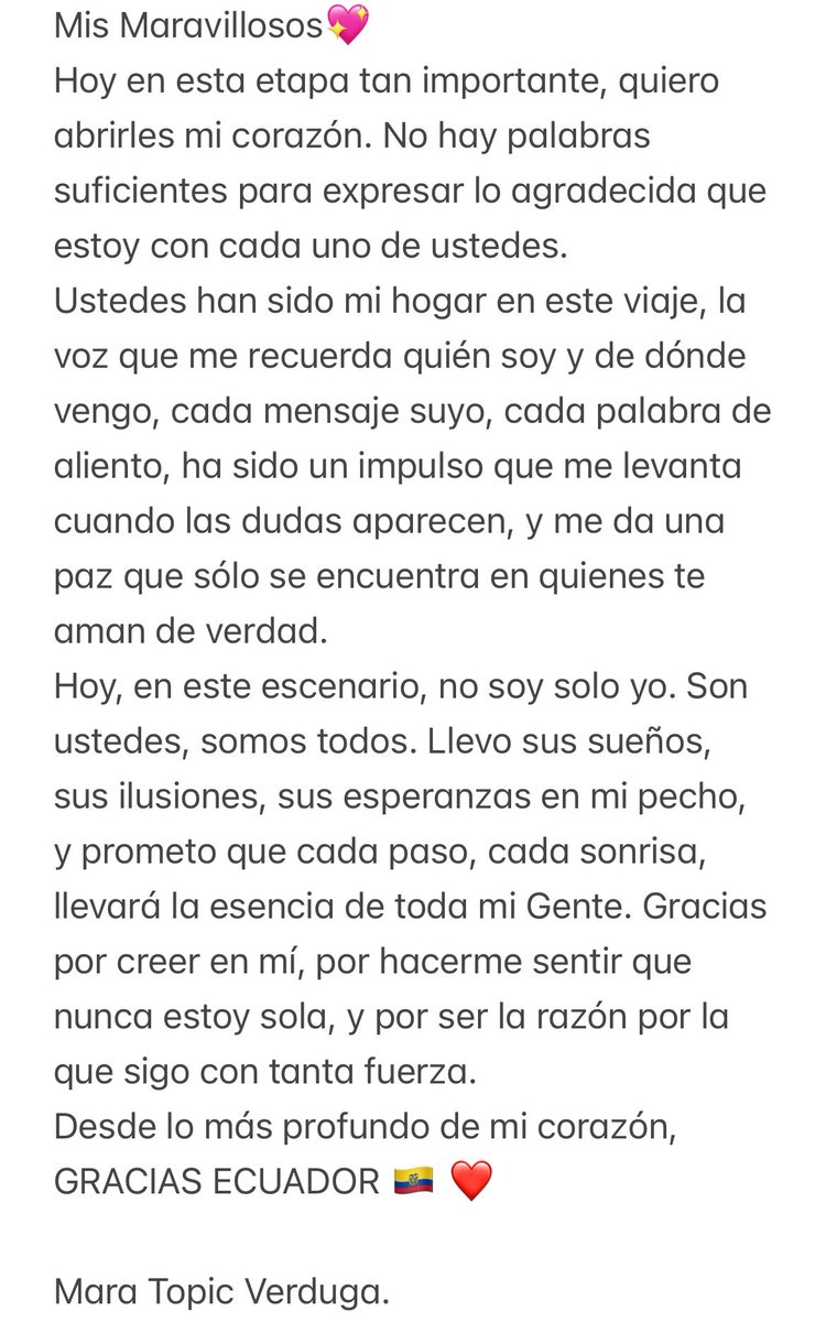 GRACIAS POR TODO❤️🇪🇨