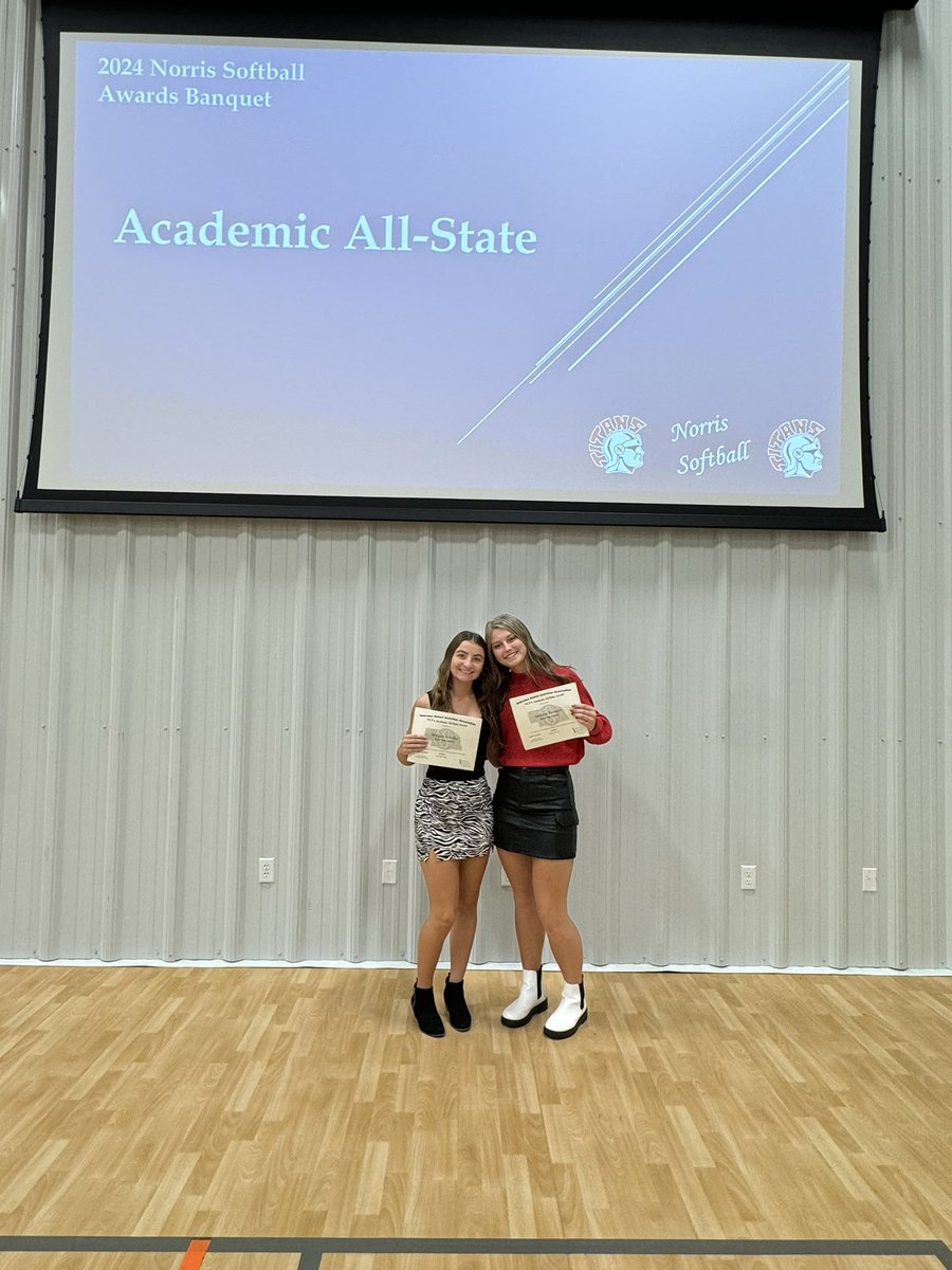 Honors from the 2024 Norris Softball banquet! Lots of smart athletic young women in this group!