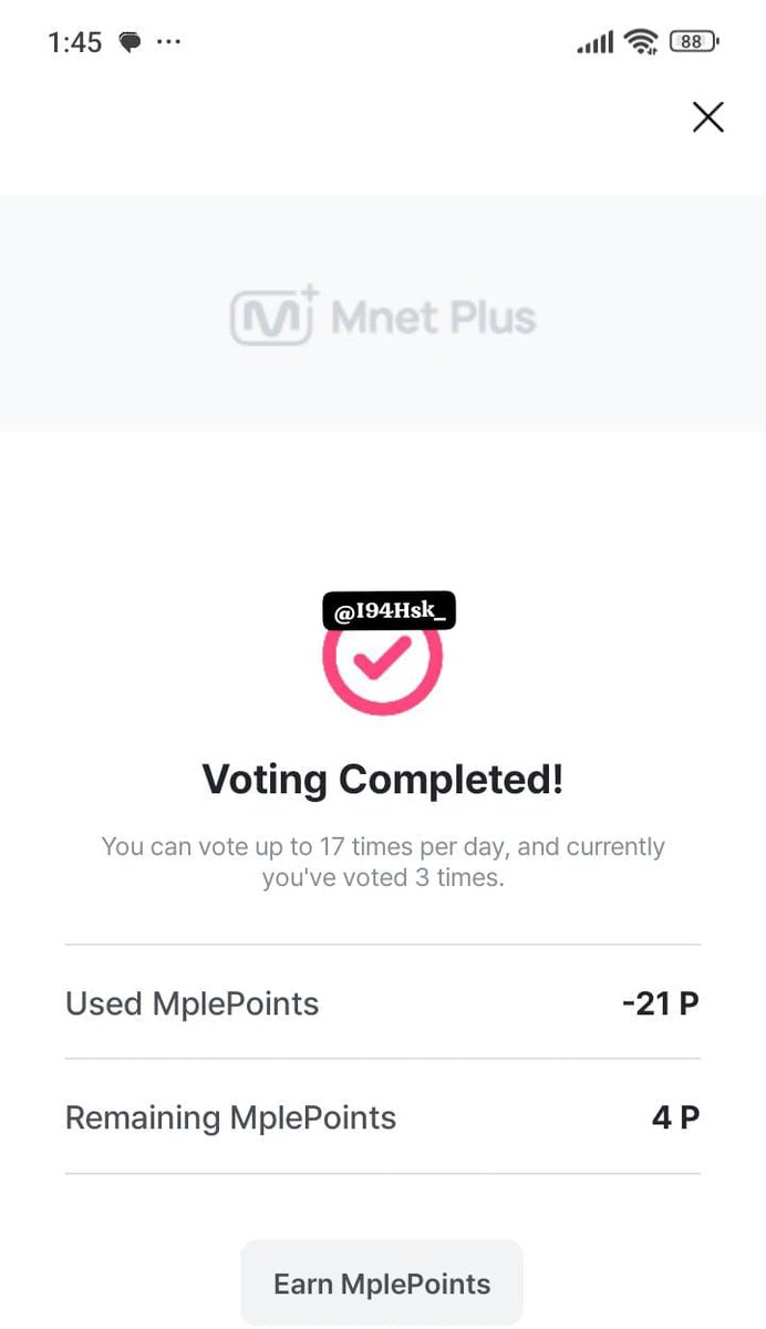 mis votos por Jin y Tae en la app de mnet ✅