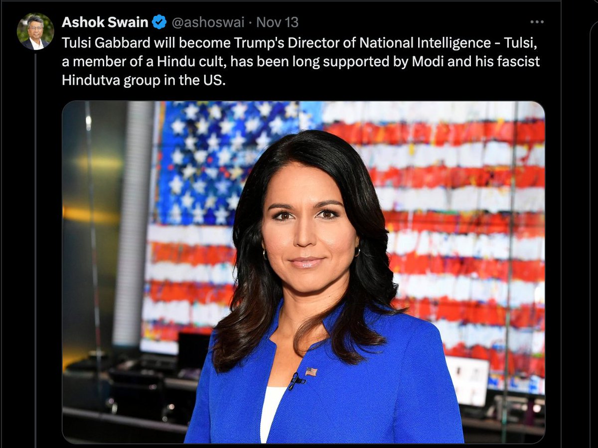 HinduPACT's tweet photo. #HinduHaters are coming out of the woodwork to oppose @TulsiGabbard simply because she is an unapologetic #Hindu #StopHinduHate

@AHADInfo @HinduVoteOrg https://t.co/nhsZKZkCUw