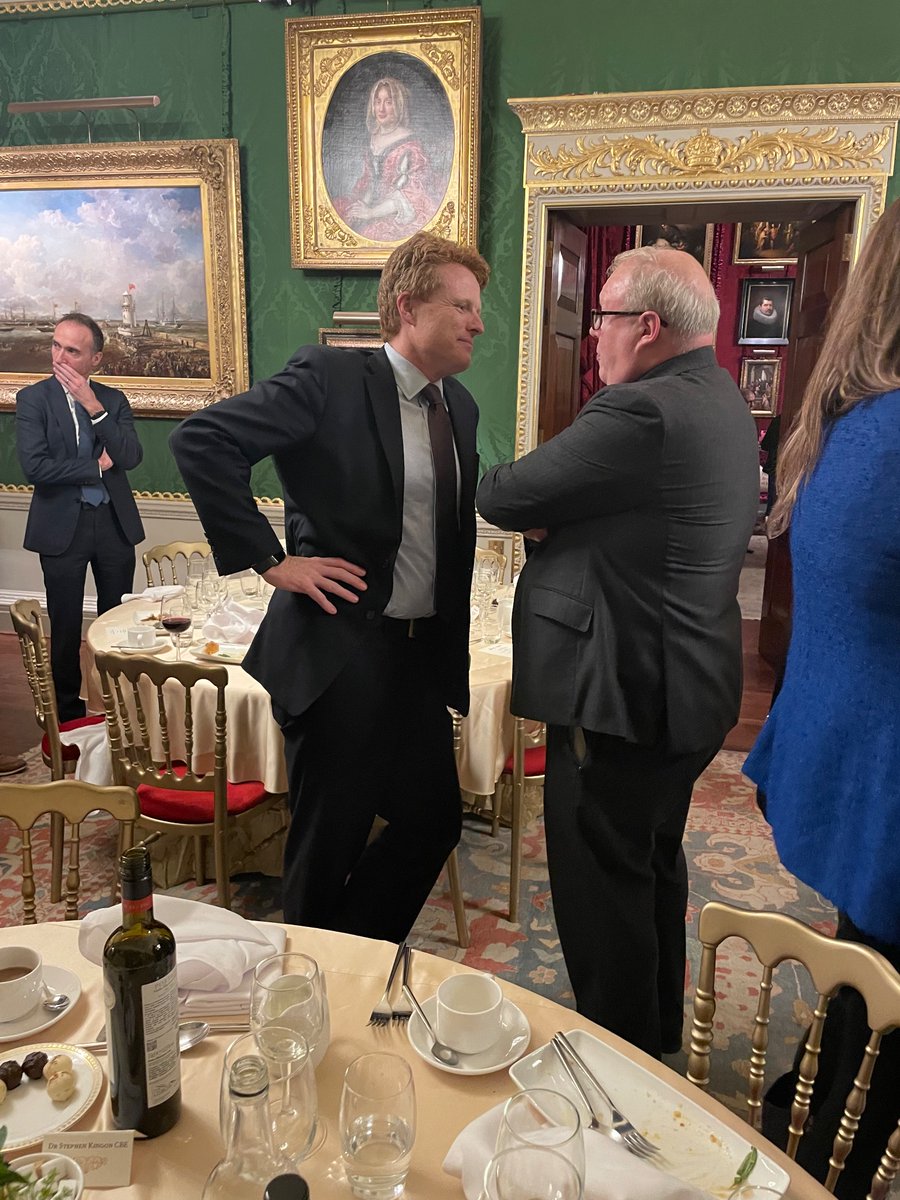 Honored to join <a href="/QUBelfast/">Queen's University Belfast 🎓</a> for a special dinner with Hillary Clinton and Hilary Benn at Hillsborough Castle discussing the importance of partnerships in education and leadership. A night to remember, marking a significant chapter in our journey together.