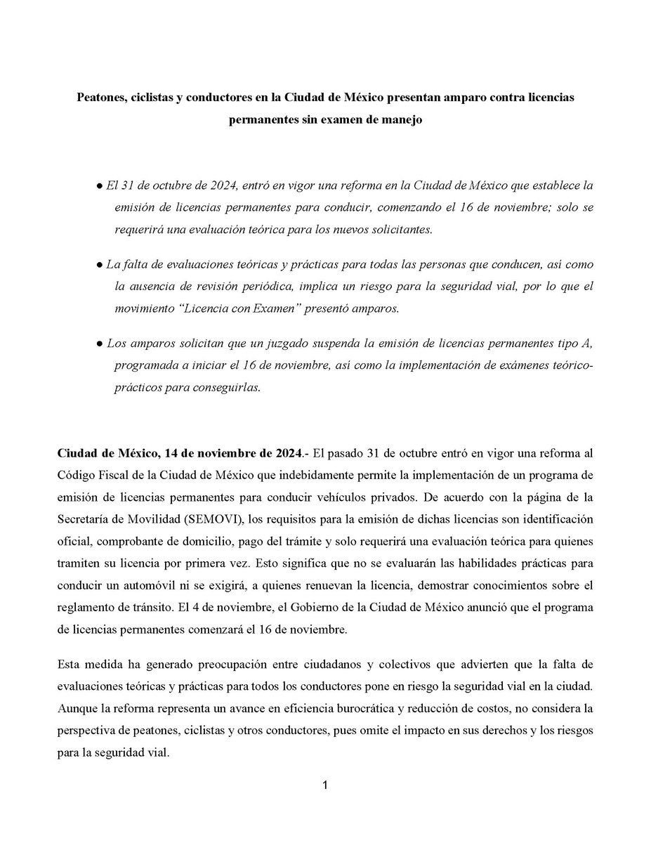 Licencia Con Examen tweet media