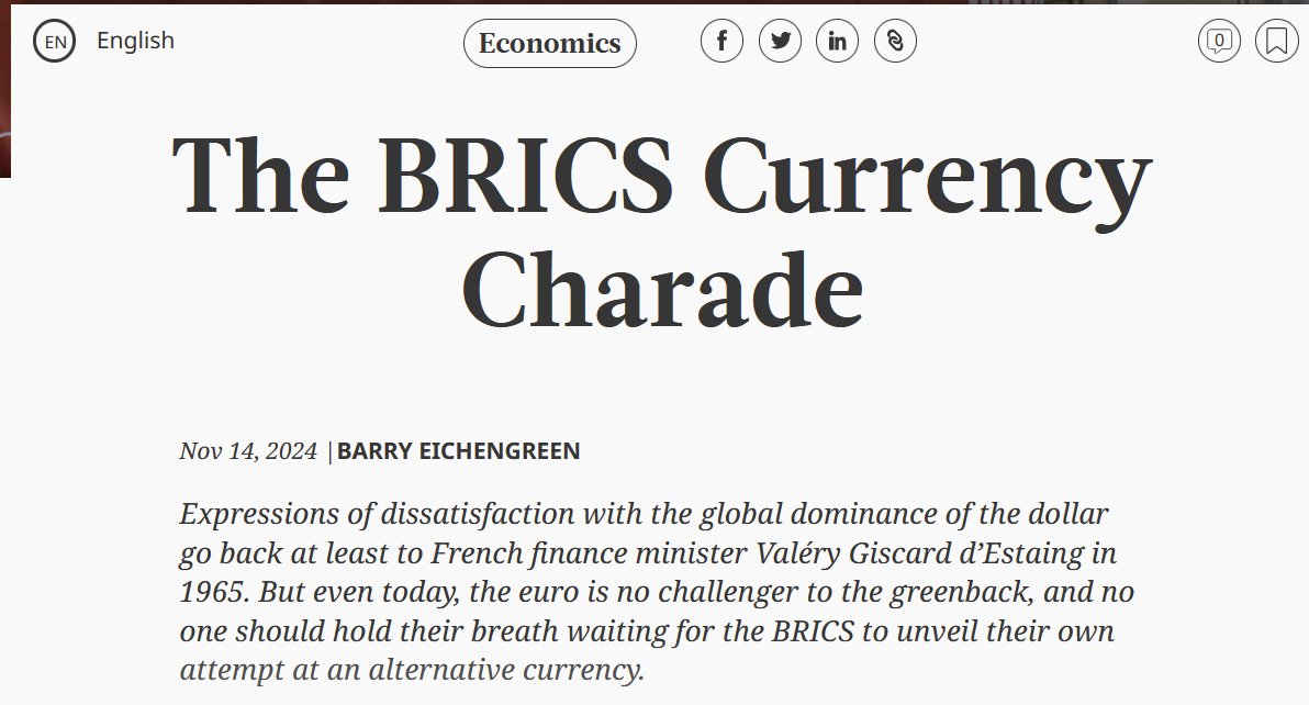 "The BRICS Currency Charade" at _Protect Syndicate_ project-syndicate.org/commentary/bri…
