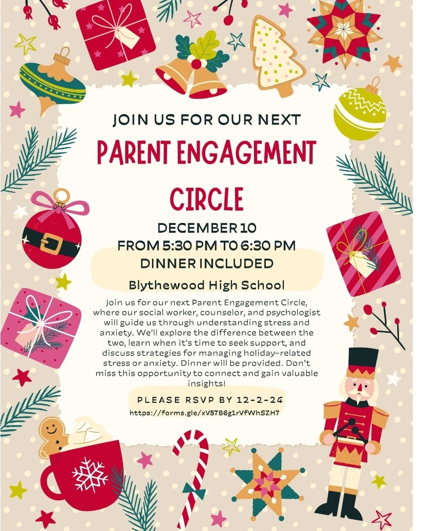Shawna Moore (@sadamsmoore) on Twitter photo Bengal parents, join <a href="/BlythewoodHigh/">Blythewood High</a> Parent Engagement Circle December 10, 2024 at 5:30 pm. Dinner is provided.<a href="/RichlandTwo/">Richland School District Two</a> <a href="/R2BehaviorTeam/">R2 Behavior Team</a> <a href="/Dr_Suber4/">Shawn Suber</a> Bengal parents, join <a href="/BlythewoodHigh/">Blythewood High</a> Parent Engagement Circle December 10, 2024 at 5:30 pm. Dinner is provided.<a href="/RichlandTwo/">Richland School District Two</a> <a href="/R2BehaviorTeam/">R2 Behavior Team</a> <a href="/Dr_Suber4/">Shawn Suber</a>