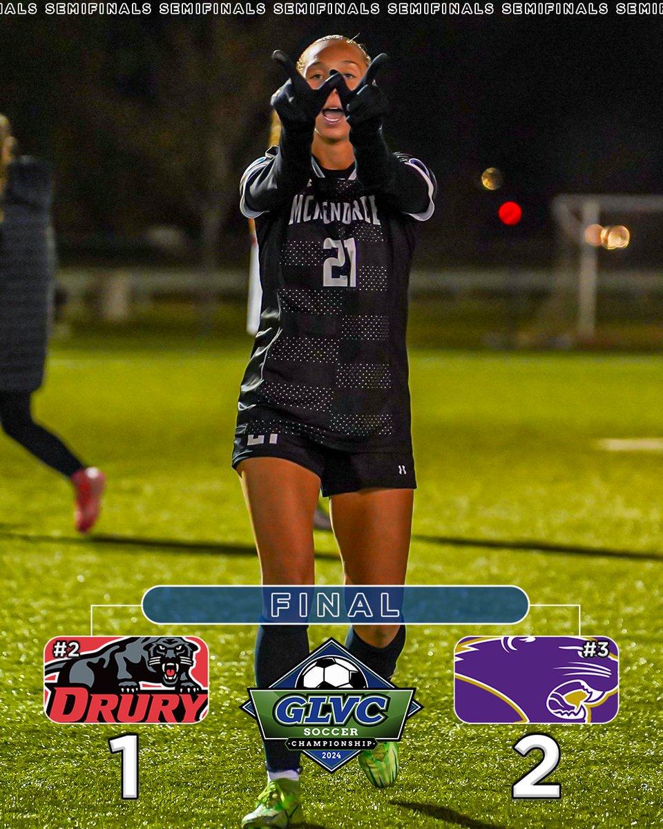 🏆⚽️ DUB FOR THE 'CATS 👐

<a href="/McKBearcats/">McKendree Bearcats</a> hold off Drury in the waning minutes to punch its ticket to the title game!

#GLVCwsoc | #GLVCchamps