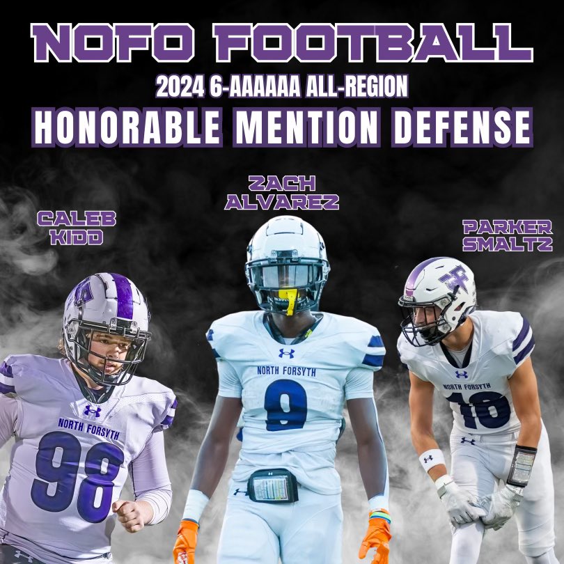 NorthForsythFootball (@nofofootball) on Twitter photo Congratulations & well deserved recognition on earning Honorable Mention All-Region!
<a href="/matthew_bray7/">Matthew Bray</a>
<a href="/J_Coulter58/">Jackson Coulter</a>
<a href="/CALEBtheKIDD4/">Caleb Kidd</a>
<a href="/Zach_Alva9/">Zachary Alvarez</a>
<a href="/PSmaltz9/">Parker Smaltz</a> Congratulations & well deserved recognition on earning Honorable Mention All-Region!
<a href="/matthew_bray7/">Matthew Bray</a>
<a href="/J_Coulter58/">Jackson Coulter</a>
<a href="/CALEBtheKIDD4/">Caleb Kidd</a>
<a href="/Zach_Alva9/">Zachary Alvarez</a>
<a href="/PSmaltz9/">Parker Smaltz</a>