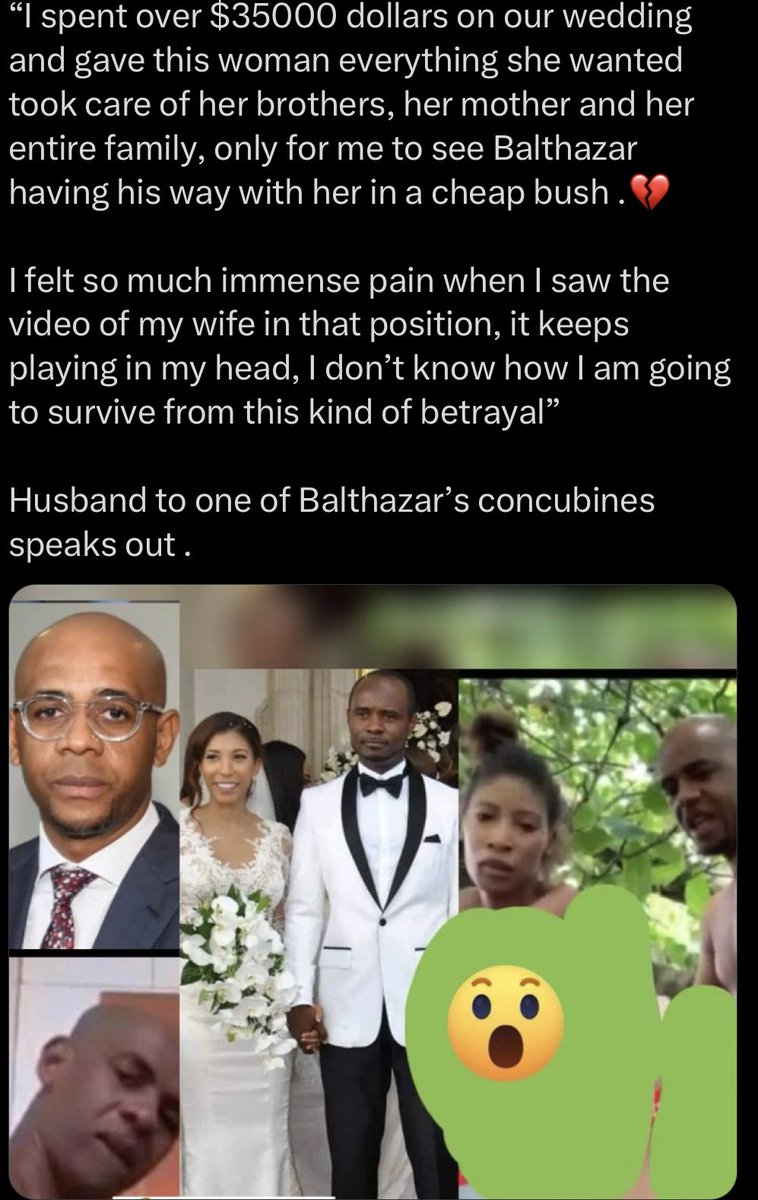 Footballnakana's tweet image. Sorry my man you go dey trust woman 🤣🤣🤣#BaltasarEngonga #equitoriaguinea #Nigeria