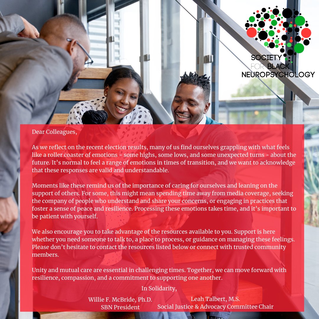 Society for Black Neuropsychology tweet media